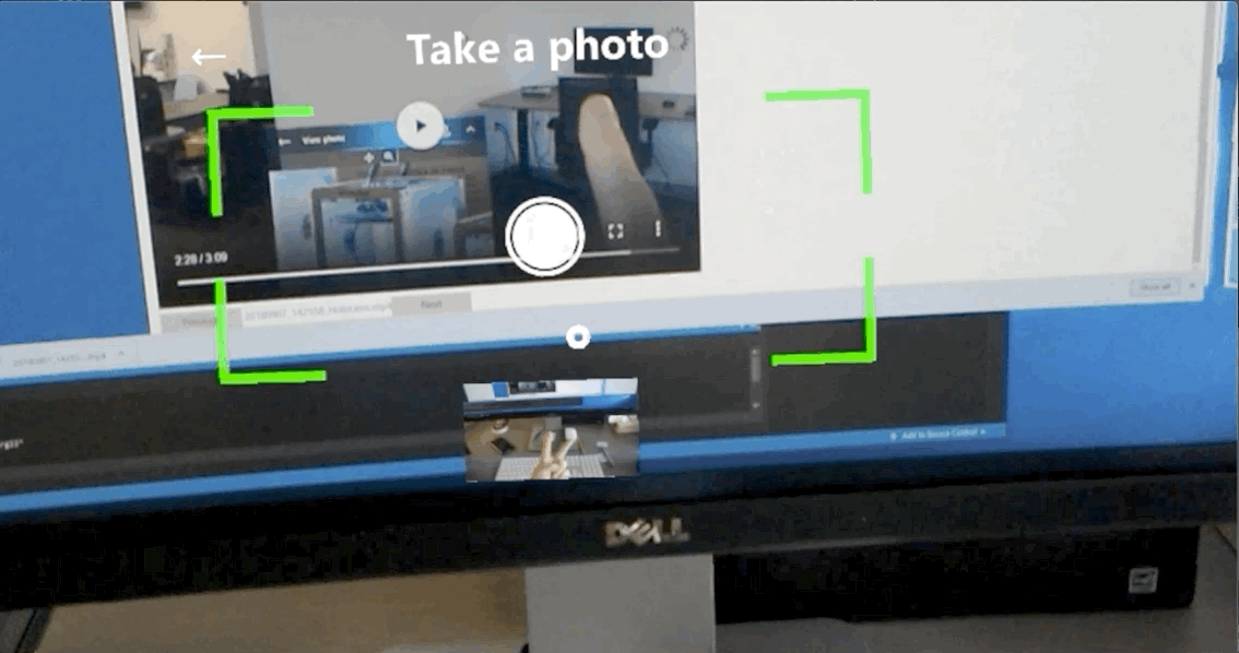 Review captured media on Skylight for HoloLens 1